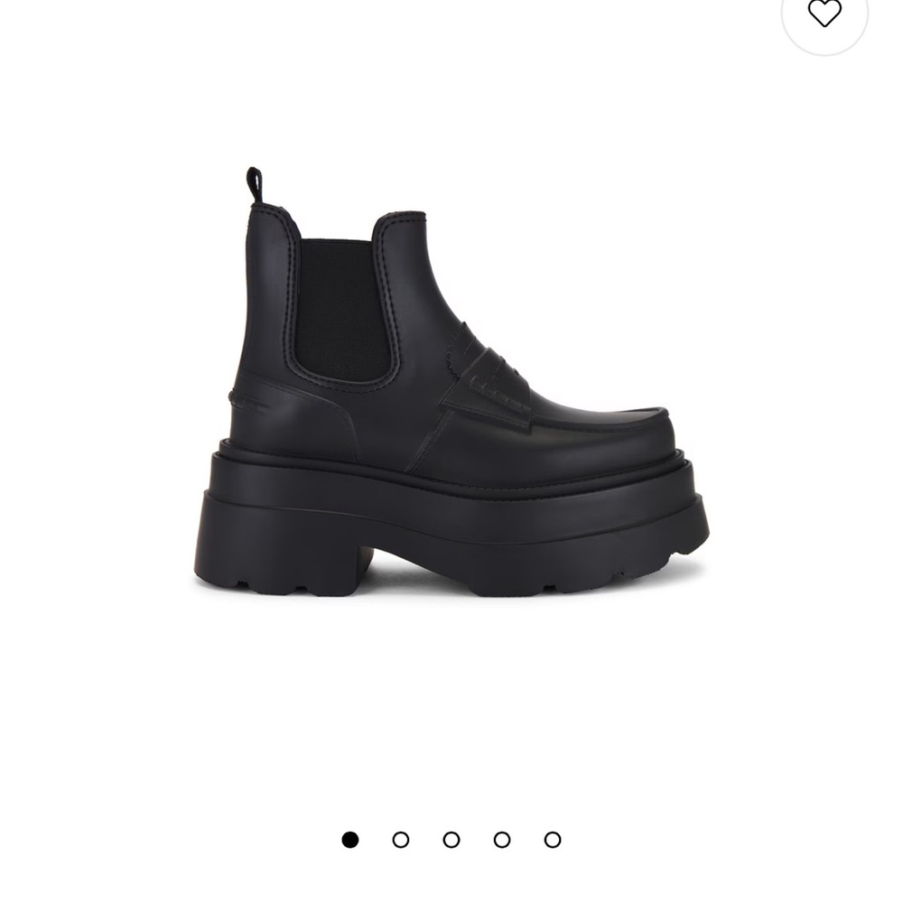 Alexander Wang Black Platform Ankle Boots
